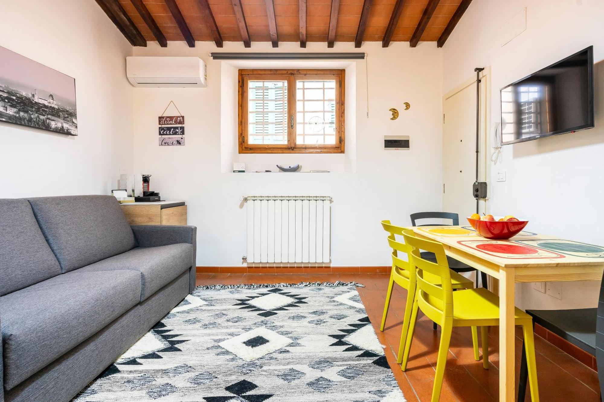 Flat Moon Over Florence Terrace And Free Parking Bagian luar foto