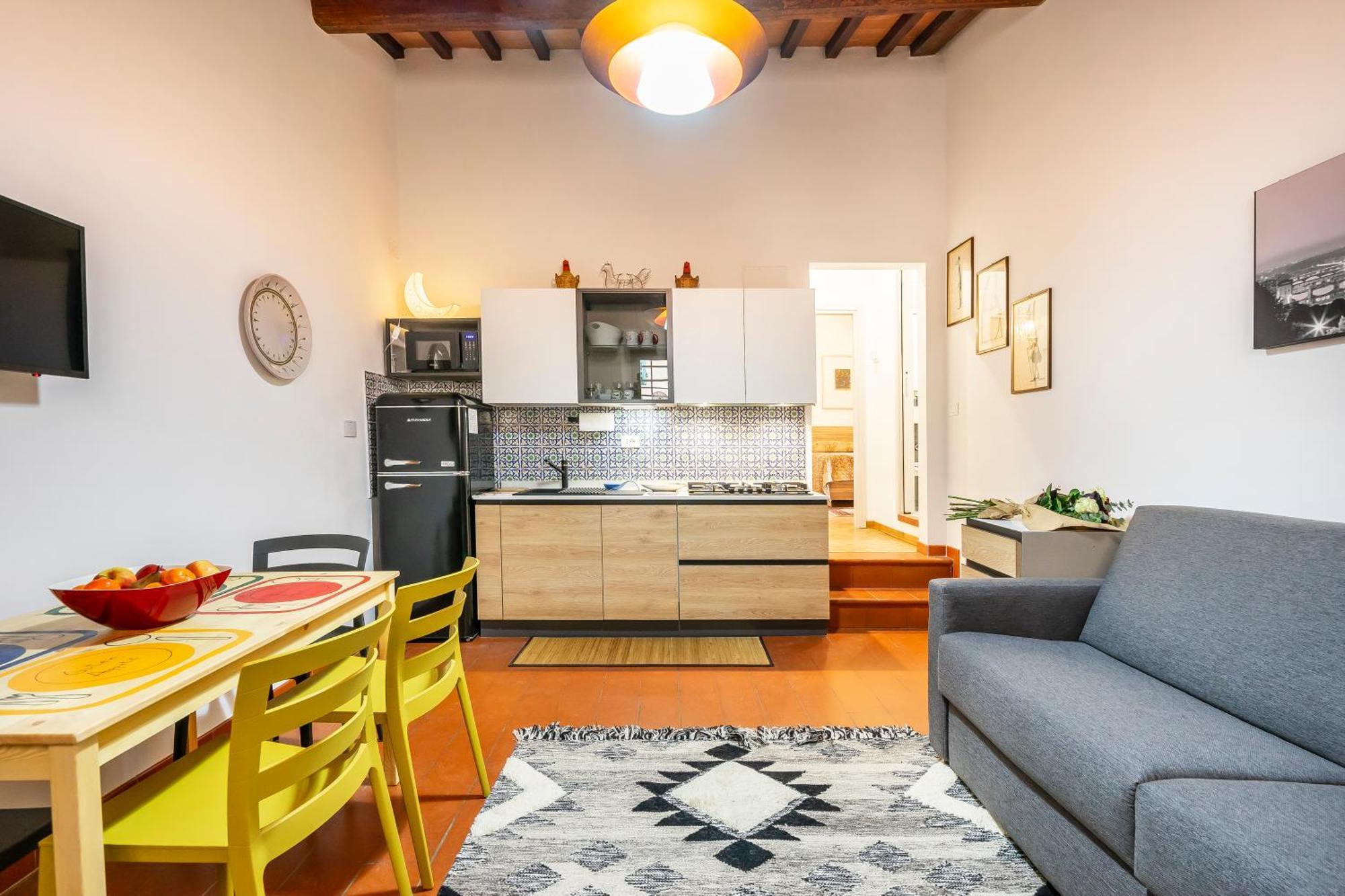 Flat Moon Over Florence Terrace And Free Parking Bagian luar foto