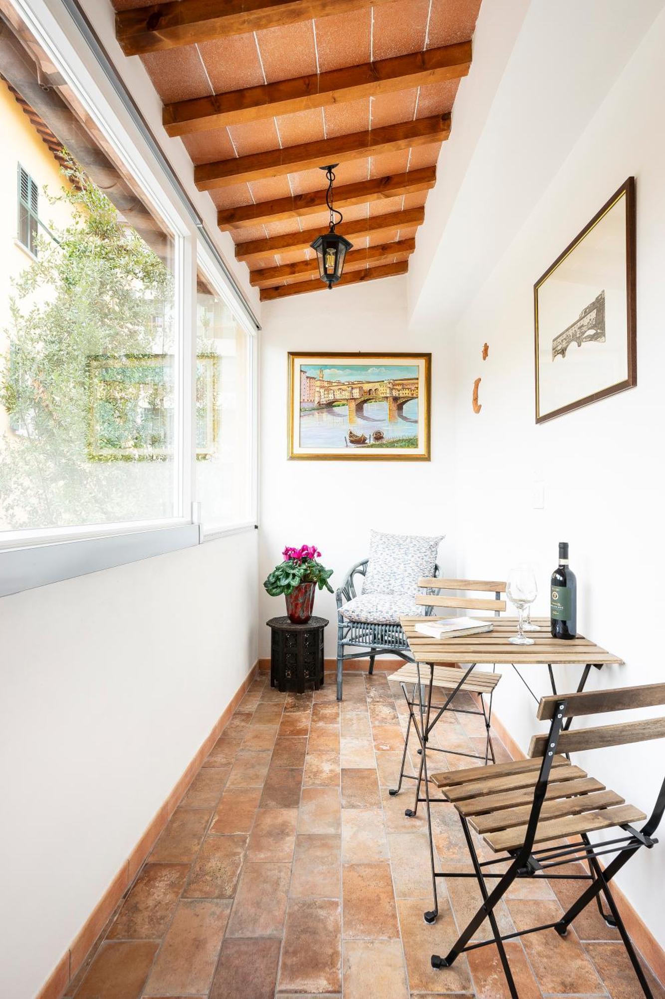 Flat Moon Over Florence Terrace And Free Parking Bagian luar foto