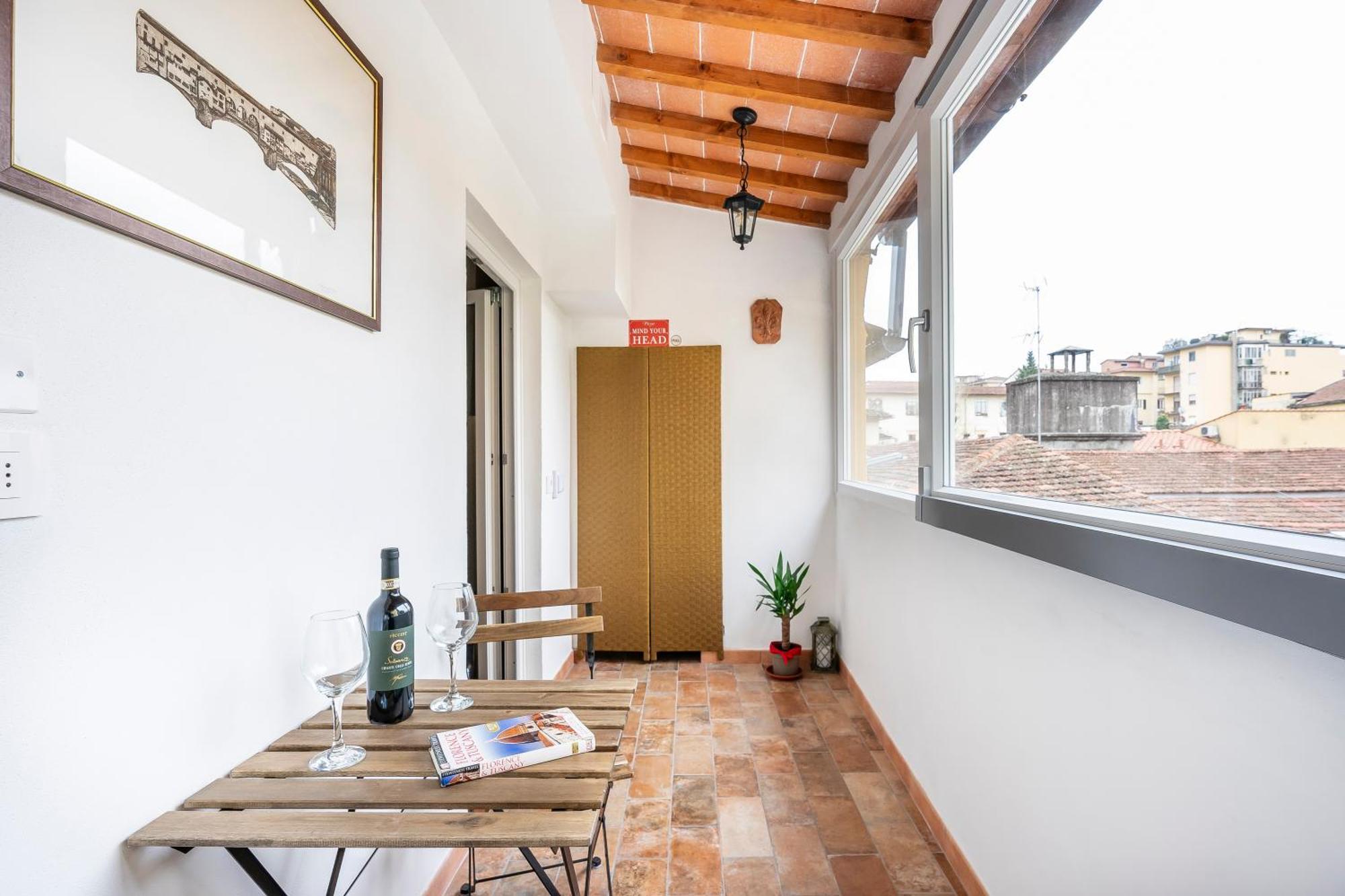Flat Moon Over Florence Terrace And Free Parking Bagian luar foto