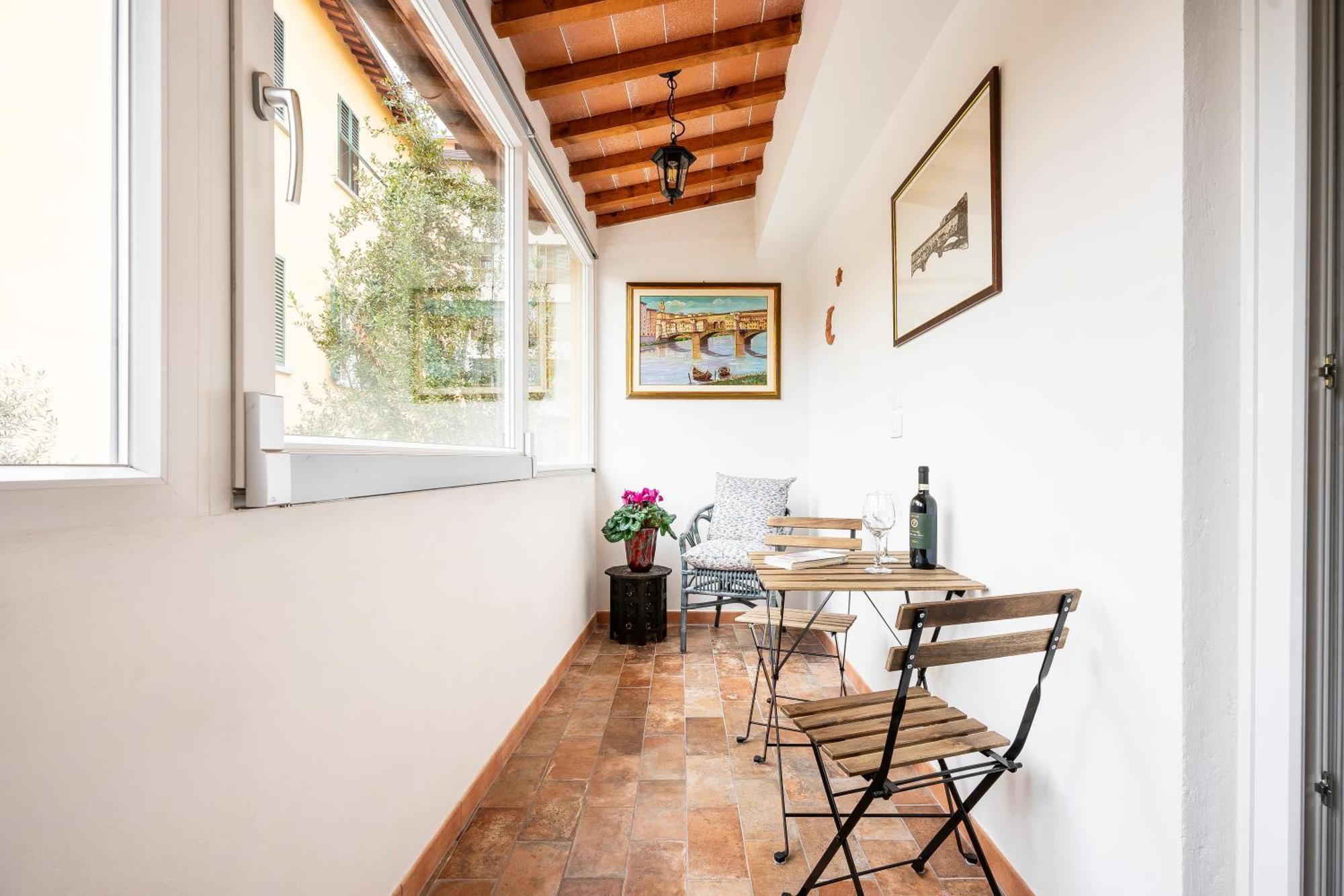 Flat Moon Over Florence Terrace And Free Parking Bagian luar foto